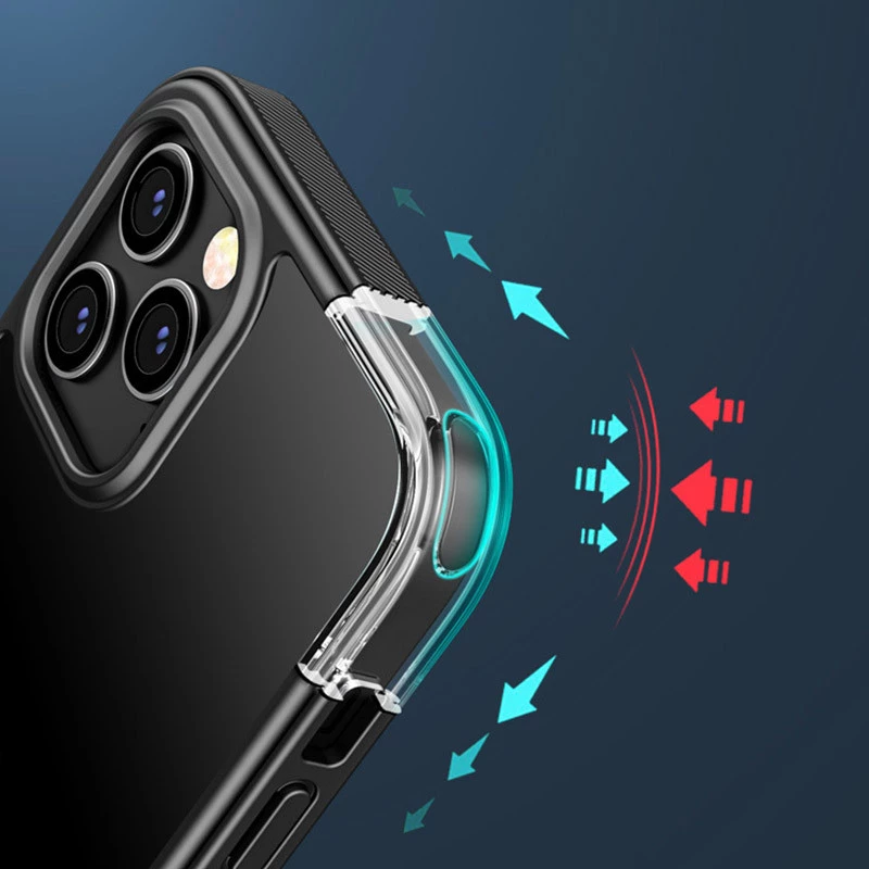 Силіконовий чохол з щільним обідком на Apple iPhone 15 Pro (6.1") – Black. Фото 9 з 10