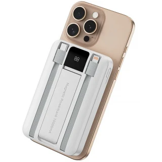 Портативний ЗП Power Bank WIWU Wi-P061 22.5W+PD20W з БЗП+iWatch with cable 10000 mAh фото 1 з 8