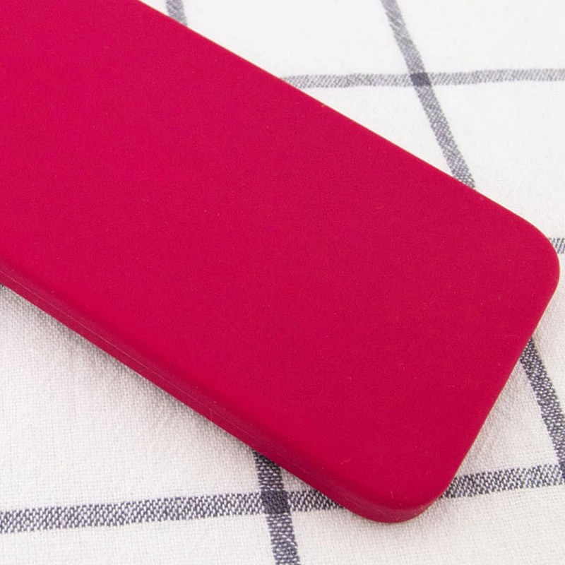 Чехол Silicone Case Square L с защитой камеры для Apple iPhone 11 (6.1") – Красный / Rose Red. Фото 2 из 3
