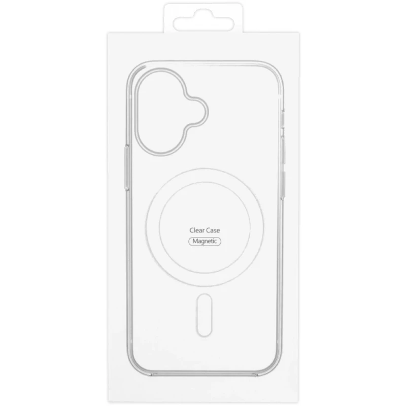 Чoхол TPU Crystal Case with Magnetic Fit для Apple iPhone 17 (6.3") – Clear. Фото 6 з 11