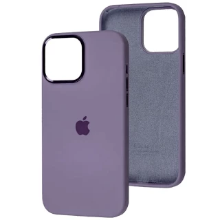 Чехол Silicone Case с металлическими кнопками для Apple iPhone 14 Pro Max (6.7") фото 1 из 9