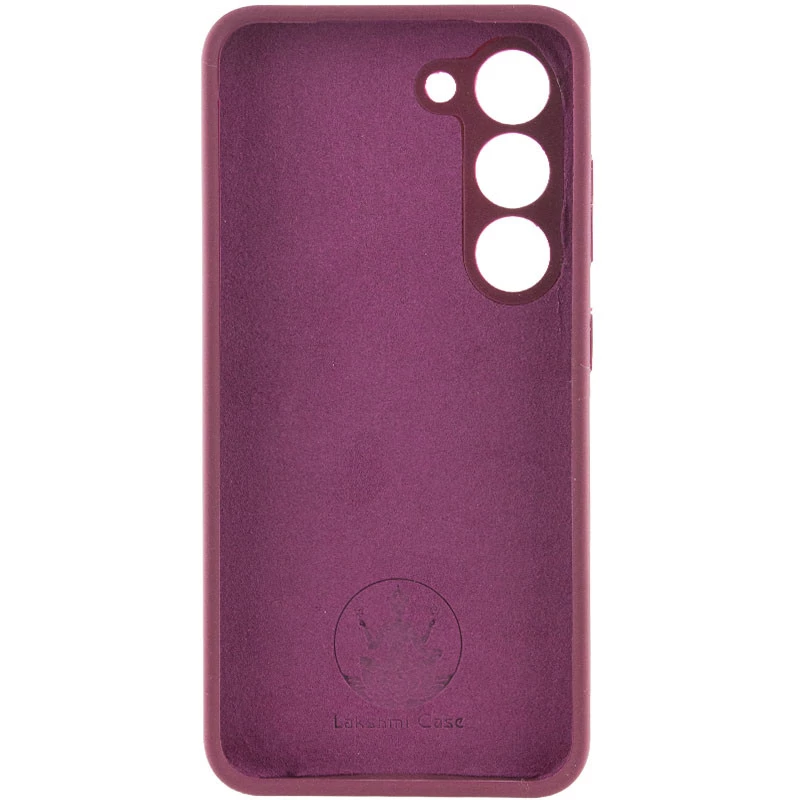 Чохол Silicone Case Lakshmi Premium з закритою камерою на Samsung Galaxy S24+ – Бордовий / Plum. Фото 6 з 13
