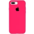 Чохол Silicone Case з закритим низом на Apple iPhone 7 plus / 8 plus – Рожевий / Barbie pink. Фото 1 з 1