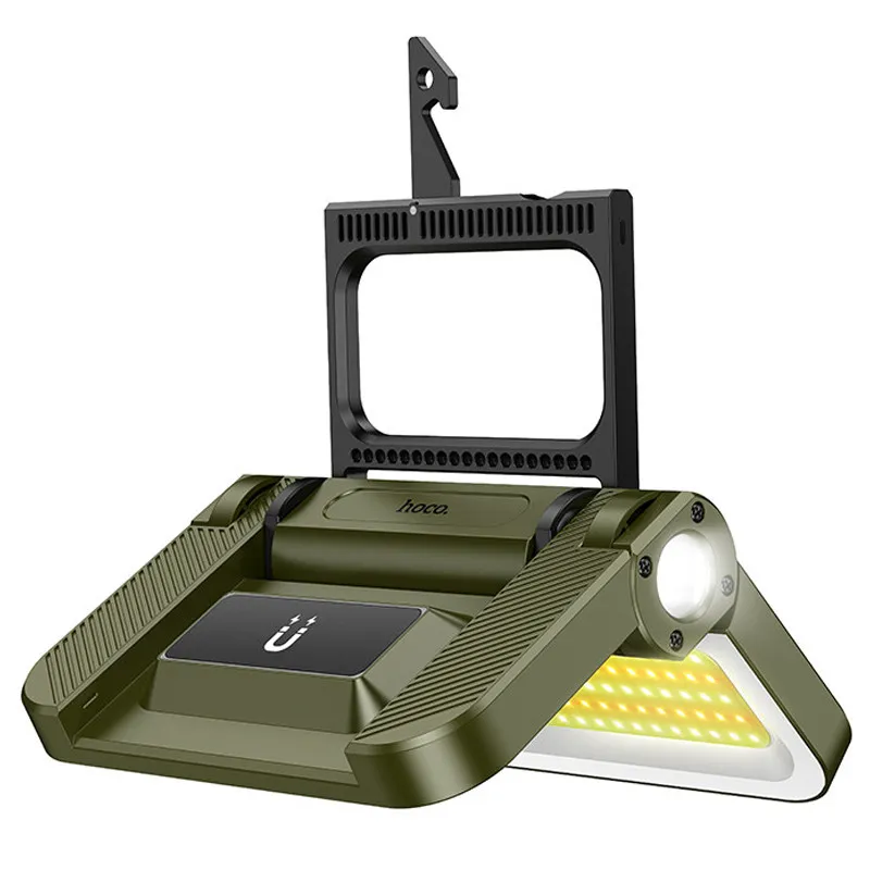 Кемпінговий ліхтар Hoco DL22 solar-powered (5000 mAh) – Green. Фото 4 з 7