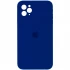 Чохол Silicone Case Square з захистом камери на Apple iPhone 11 Pro (5.8") – Синій / Deep navy. Фото 1 з 1