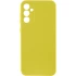 Кольоровий силіконовий чохол GETMAN із закритою камерою для Samsung Galaxy A55 – Жовтий / Flash. Фото 1 з 3