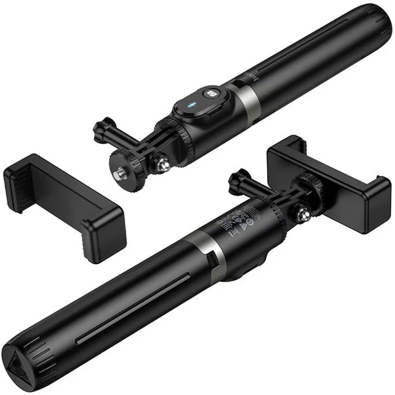 Монопод для селфі Hoco K101 Prestigio + знімний BT пульт – Black. Фото 4 з 6