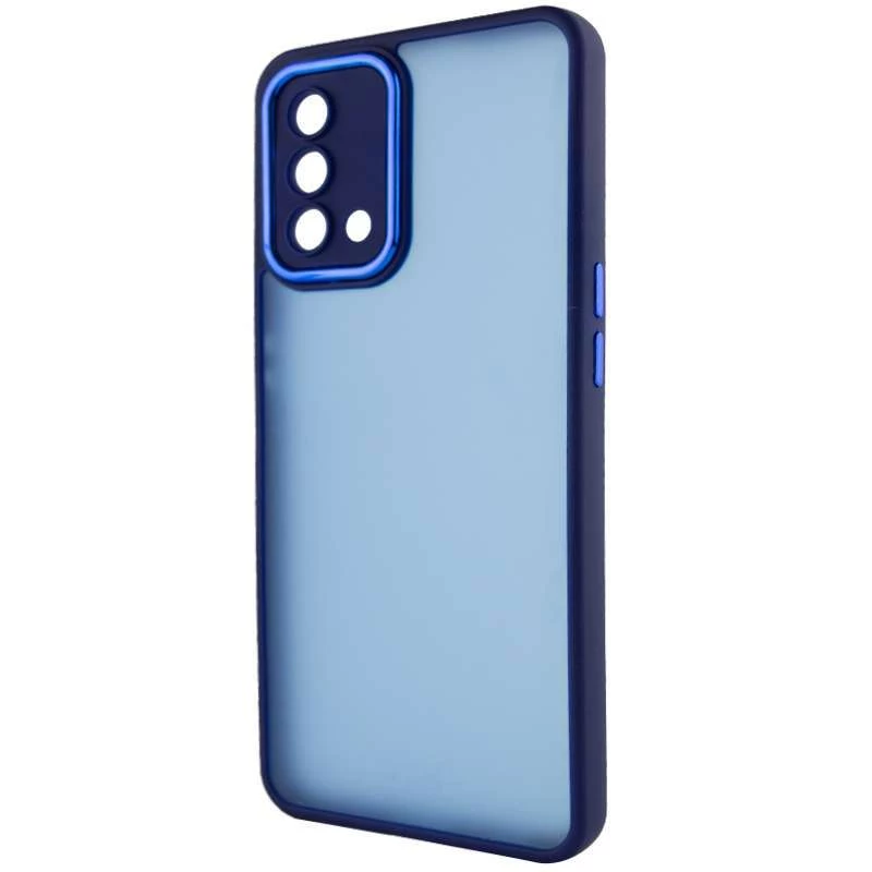 

TPU+PC чехол Accent для Oppo A74 4G (Blue)