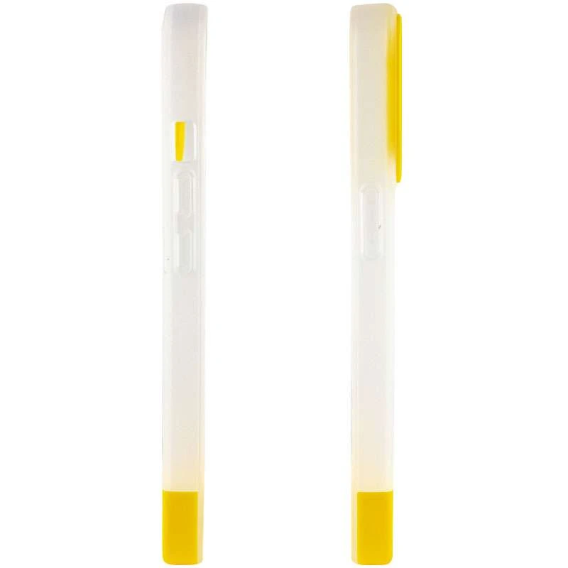 Двоколірний чохол Bichromatic на Apple iPhone 12 (6.1") – Matte / Yellow. Фото 5 з 6