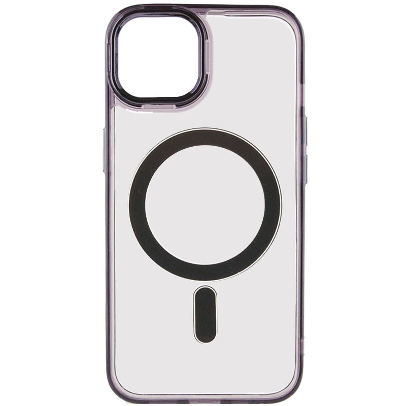 

Силіконовий чохол Iris с MagSafe на Apple iPhone 15 (6.1") (Чорний)
