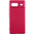 Чехол Silicone Cover Lakshmi Full Camera (AA) with Magnetic Fit для Google Pixel 8 – Красный / Rose Red. Фото 1 из 2