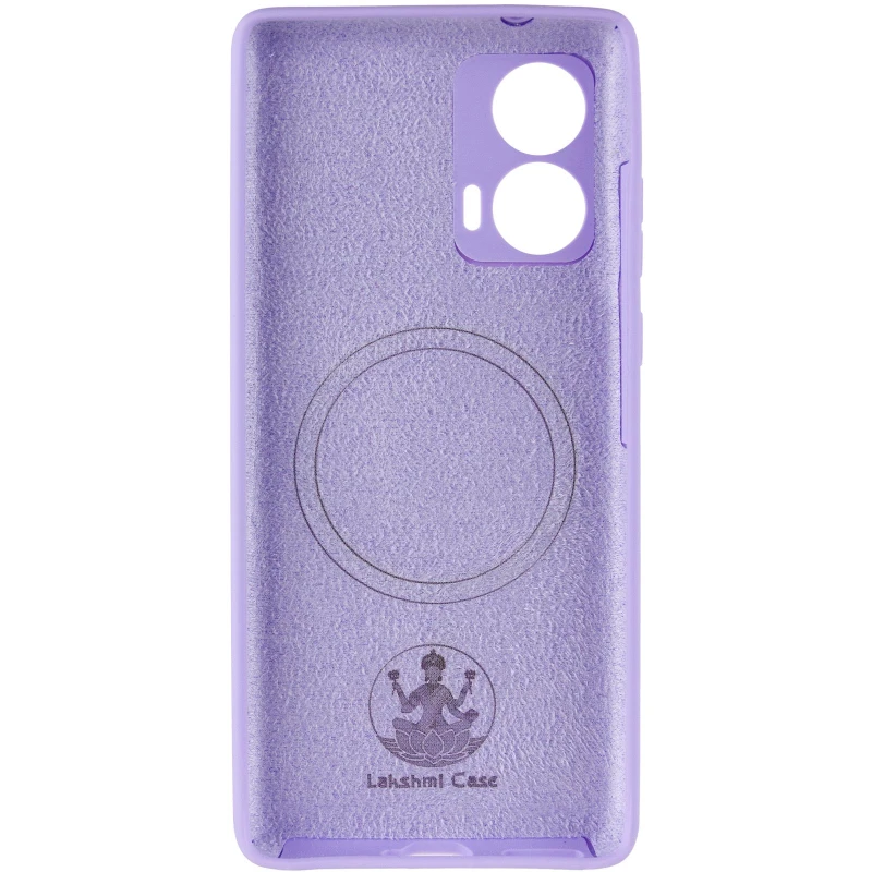 Чохол Silicone Cover Lakshmi Full Camera (AA) with Magnetic Fit для Motorola Edge 50 Fusion – Бузковий / Dasheen. Фото 6 з 10