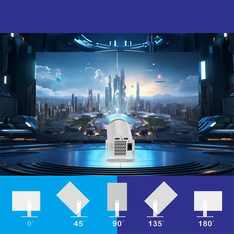 Проектор 4k Android X8 Max – White. Фото 5 з 7