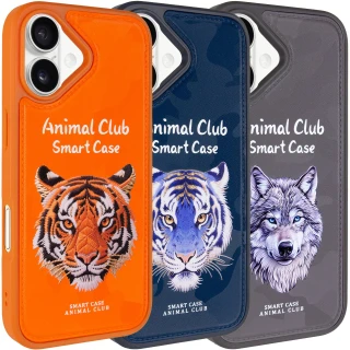 TPU+PC чохол Animal Club для Apple iPhone 16