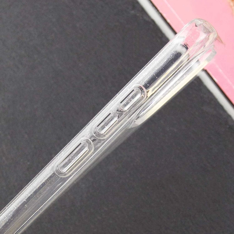 Блискучий силіконовий чохол на Xiaomi Redmi 12C / Poco C55 – Clear. Фото 7 з 8