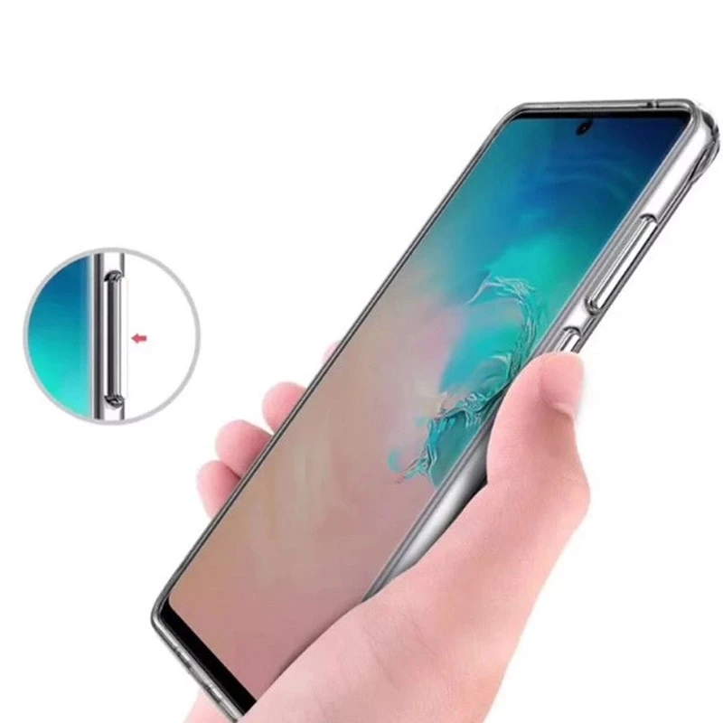 Силиконовый чехол Space Case с MagSafe для Samsung Galaxy S24 FE – Прозрачный. Фото 5 Силиконовый чехол Space Case с MagSafe для Samsung Galaxy S24 FE – Прозрачный. Фото 5 из 6