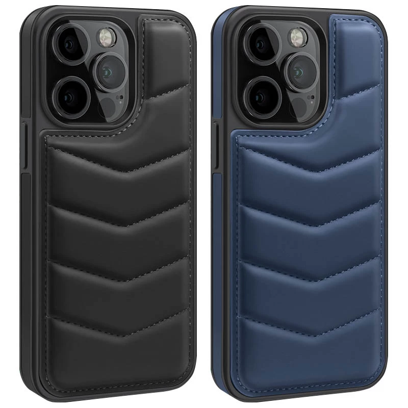 Кожаная накладка Пуховик из Magnetic Safe для Apple iPhone 15 Pro Max (6.7") фото 1 из 1