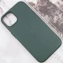 Кожаный чехол Silicone Case Premium с MagSafe and Animation для Apple iPhone 13 (6.1") – Sequoia Green. Фото 5 из 9