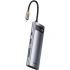 Переходник HUB Baseus Metal Gleam Series 7-in-1 Multifunctional – Серый. Фото 3 из 11