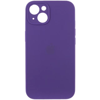 Чехол Silicone Case с защитой камеры для Apple iPhone 15 (6.1") фото 1 из 6