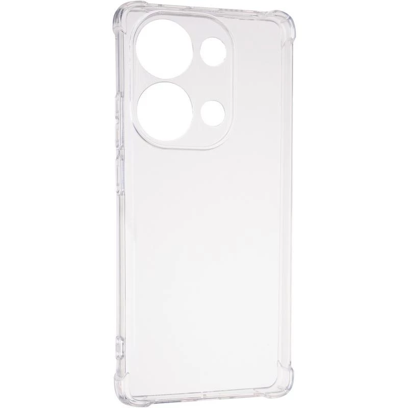 Силіконовий чохол з критими бортами на Xiaomi Redmi Note 13 Pro 4G – Безбарвний (прозорий). Фото 3 з 8