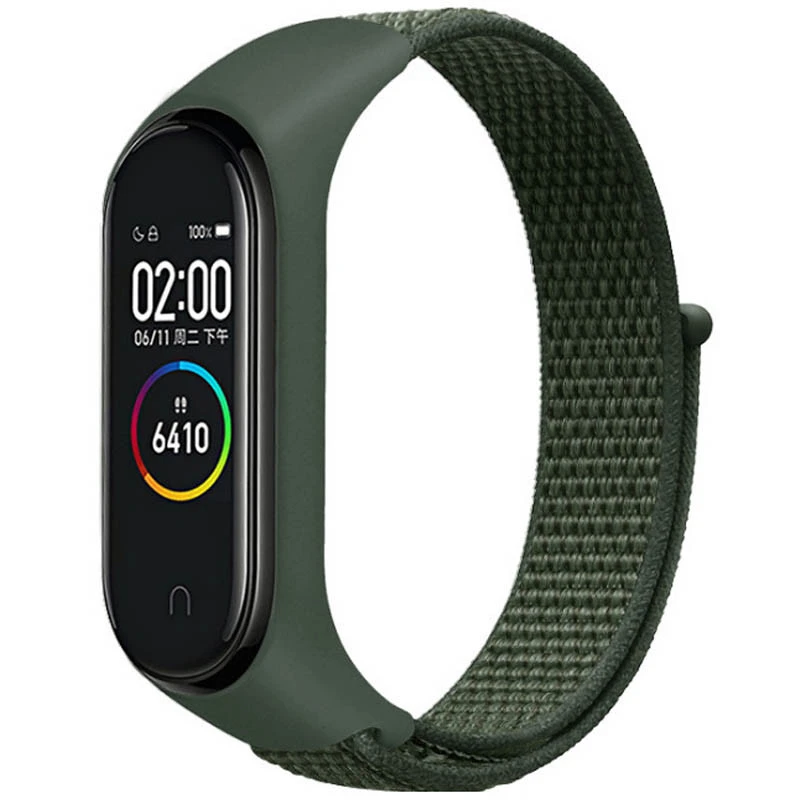 Ремешок Nylon New для Xiaomi Mi Band 8/9/10 – Green. Фото 1 из 2