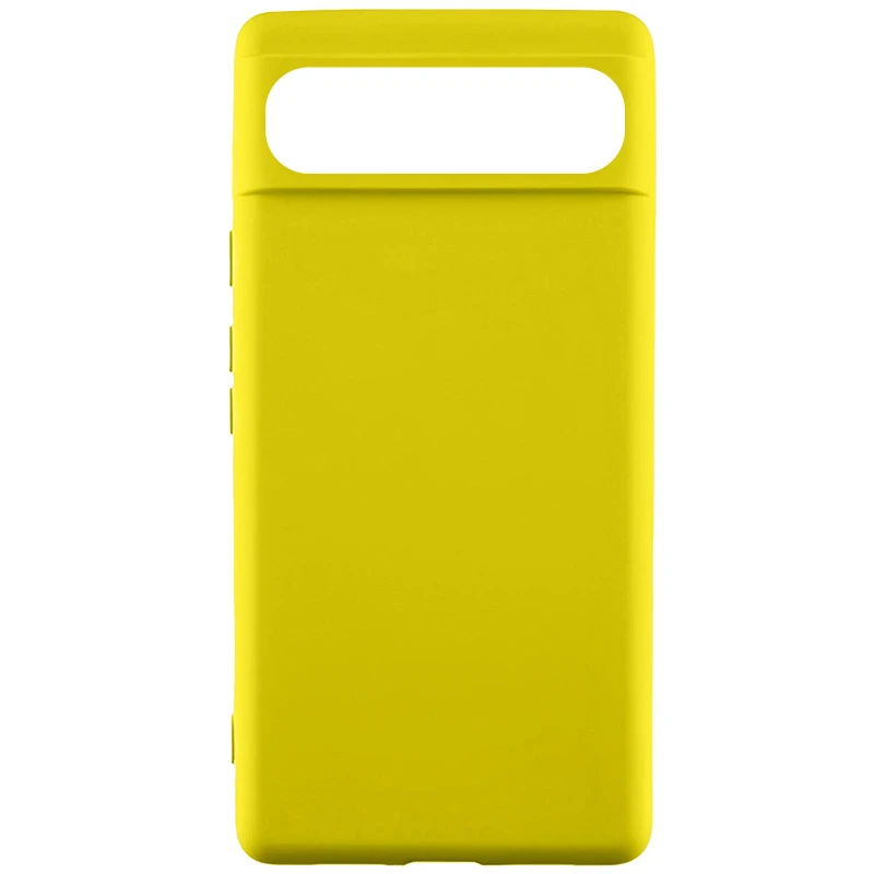 Кольоровий силіконовий чохол GETMAN на Google Pixel 6 Pro – Жовтий / Flash. Фото 1 з 1