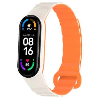 Ремінець Dual-color Magnetic для Xiaomi Mi Band 7/6/5/4/3 фото 1 з 4