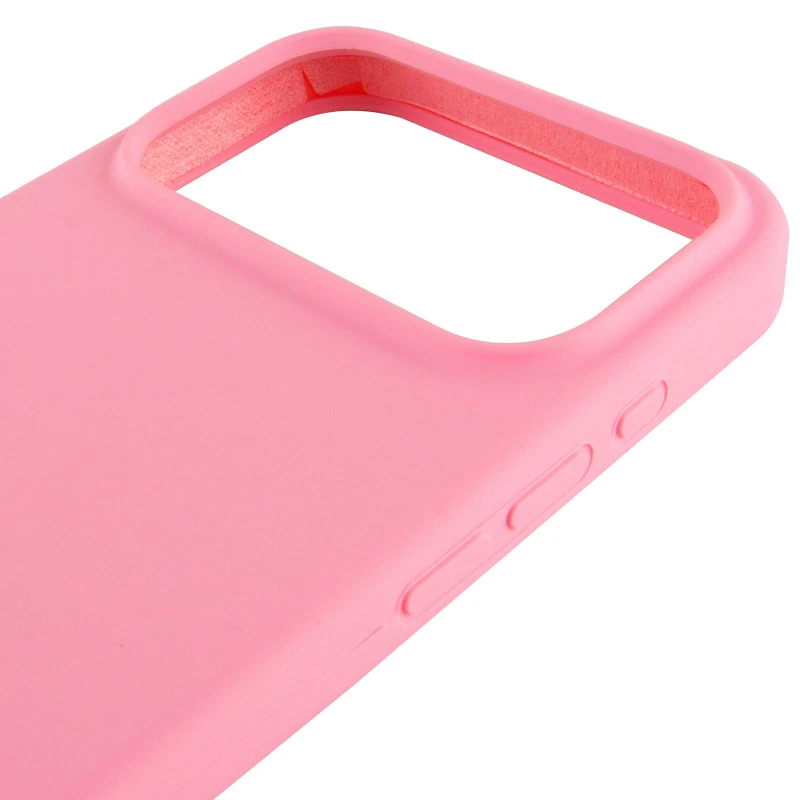 Чохол з закритим низом Silicone Case на Apple iPhone 17 Pro Max (6.9") – Рожевий / Pink. Фото 5 з 6
