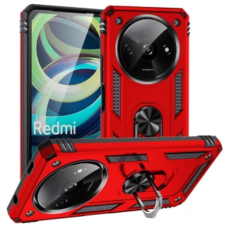 Протиударний чохол Serge Ring з кільцем на Xiaomi Redmi A3 фото 1 з 6