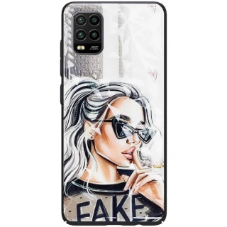 Стеклянный чехол Prisma Ladies на Xiaomi Mi 10 Lite фото 1 из 1