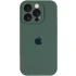 Чохол Silicone Case з захистом камери на Apple iPhone 15 Pro (6.1") – Зелений / Pine green. Фото 4 з 9