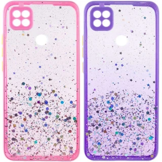 Чохол з блискітками та захистом камери на Xiaomi Redmi 9C фото 1 Чохол з блискітками та захистом камери на Xiaomi Redmi 9C фото 1 з 1