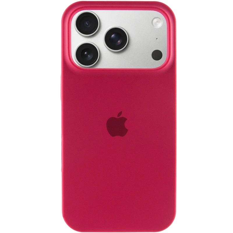 Чохол Silicone Case з закритим низом на Apple iPhone 17 Pro Max (6.9") – Червоний / Rose Red. Фото 3 з 6