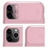 Карбоновая накладка Nillkin со шторкой для камеры для Apple iPhone 11 Pro Max (6.5") – Розовый / Pink. Фото 3 из 5