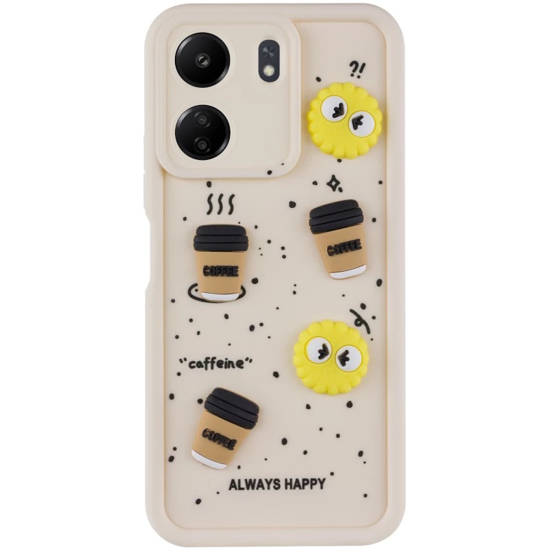 Чохол TPU Toys Case для Xiaomi Redmi 13C – Sand / Always Happy. Фото 5 з 12