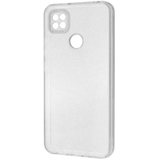 Прозрачный чехол с блестками Xiaomi Redmi 9C фото 1 из 8