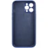 Чохол Silk Full Camera Protective (AA) NO LOGO для Apple iPhone 12 Pro Max (6.7") – Синій / Deep navy. Фото 4 з 6