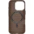 Чехол TPU+PC KVZV Triangular Pattern with Magnetic Fit для Apple iPhone 16 Pro – Khaki. Фото 4 из 6