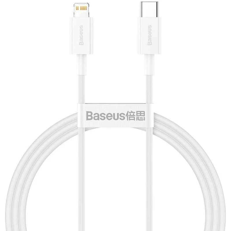 

Дата кабель Baseus Superior Series Fast Charging Type-C to Lightning PD 20W (1.5m) (Белый), Білий