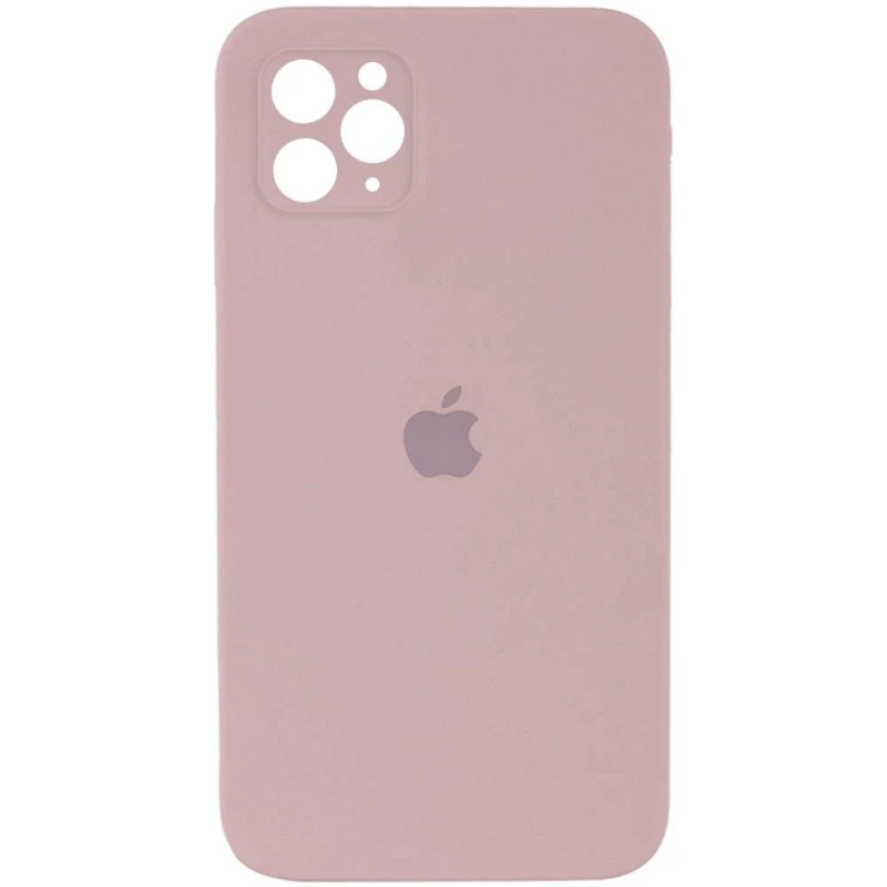 

Чехол Silicone Case Square с защитой камеры для Apple iPhone 11 Pro (5.8") (Розовый / Pink Sand), Рожевий / pink sand