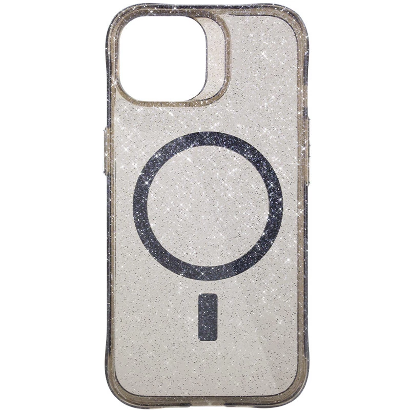 Зоряний чохол з MagSafe на Apple iPhone 15 (6.1") – Black. Фото 4 з 12