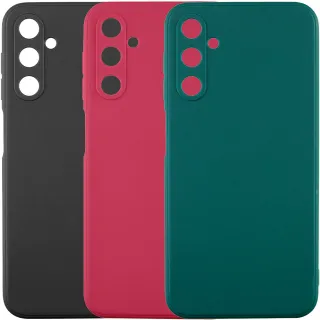 Цветной силиконовый чехол с защитой камеры для Samsung Galaxy A17 4G/5G фото 1 из 2