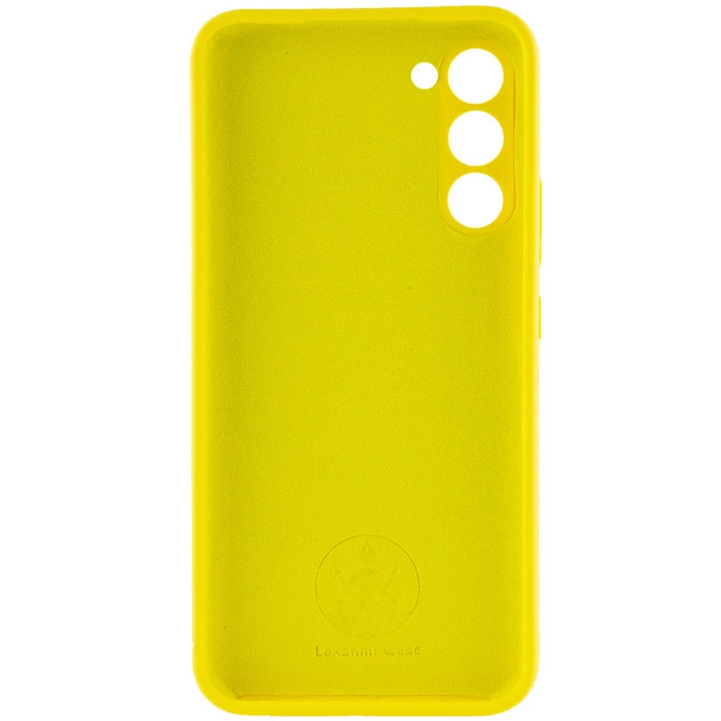 Чохол Silicone Case Lakshmi Premium з закритою камерою на Samsung Galaxy S24+ – Жовтий / Yellow. Фото 3 з 9