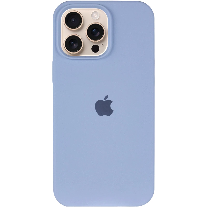 Чехол Silicone Case с закрытым низом для Apple iPhone 13 Pro Max (6.7") – Голубой / Lilac Blue. Фото 3 из 8