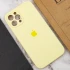Чехол Silicone Case с защитой камеры для Apple iPhone 12 Pro Max (6.7") – Желтый / Mellow Yellow. Фото 6 из 7