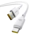 Дата кабель Baseus Silky Series OS Fast Charging USB to Type-C 100W (1m) (P10377703) – Moon White. Фото 2 з 5