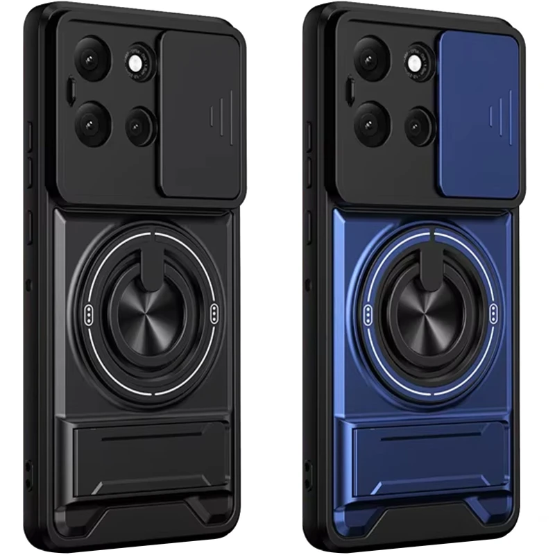 Ударостійкий чохол Camshield StandRing case для Motorola Moto G17 Power фото 1 з 1
