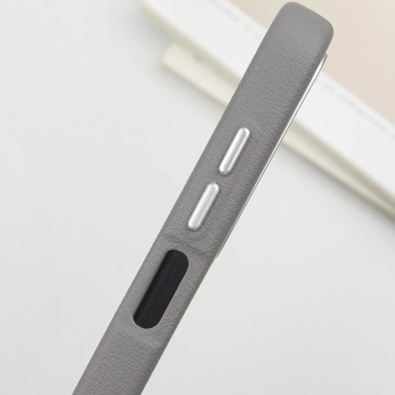 Шкіряний чохол Prestige Leather Guard для Samsung Galaxy A15 4G/5G – Titanium Gray. Фото 6 з 7