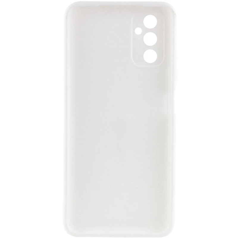Кольоровий силіконовий чохол із захистом камери на Samsung Galaxy M54 5G – Білий / White. Фото 4 з 7